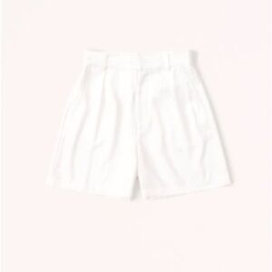 Abercrombie Women's Dressy Tailored White Shorts